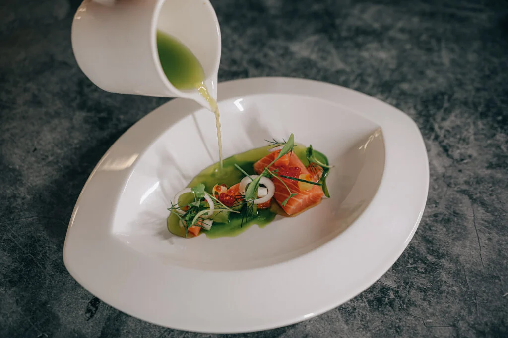 Salmon main meal